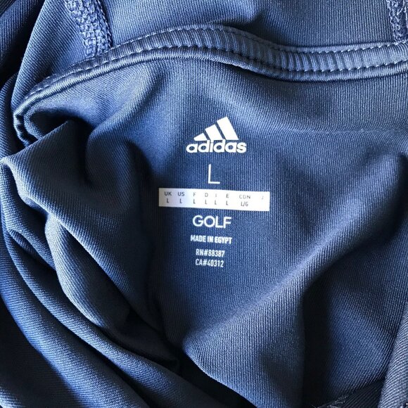 adidas Women's Baselayer  Hoodie  Long Sleeve Crew Navy NWT MSRP $65 Size : L - Picture 5 of 6